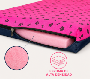 Cama Colchoneta Perro Gato 70x100 Tela Antifluido Lavable